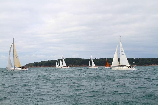 British Airways Round Jersey Race 2014 start © Bill Harris http://www.shyc.je/Jersey-Regatta//